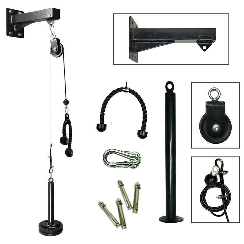 Home Gym Cable Pulley System - Tập gym Giá Treo Tường Tập