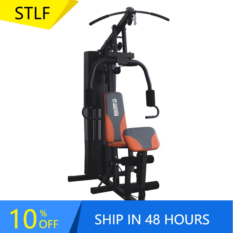 Home Gym Cable Machine With Weight Stack - YTYINUnisex Adjustable Weight Stack Cable Crossover