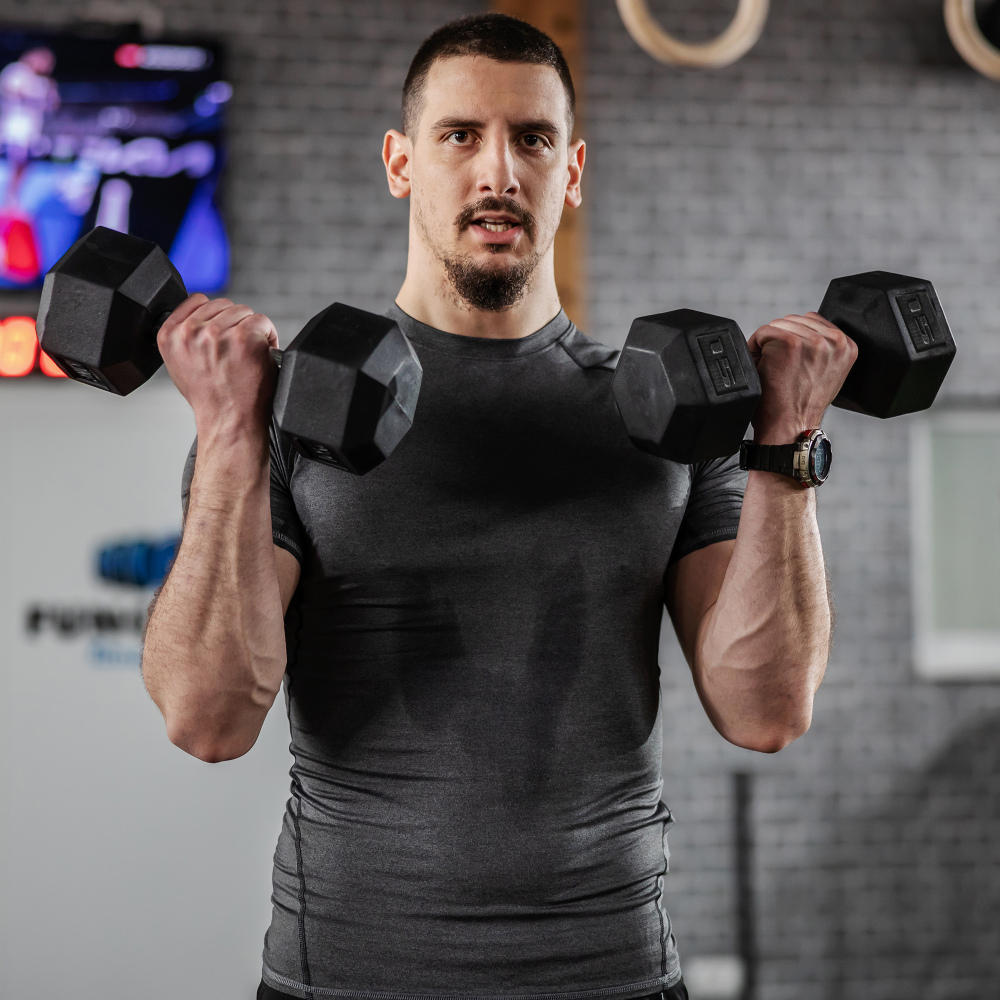 Hex Dumbbell Set - Ye Soozier 2x15lbs Hex Dumbbell Set