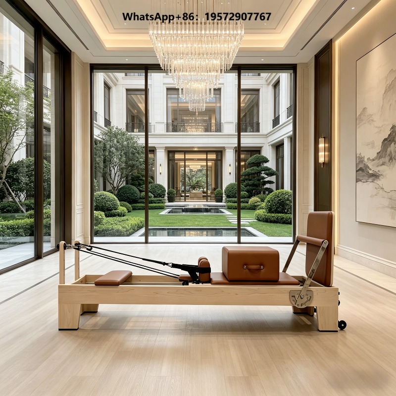 Home Gym Studio - Professional Maple Wood Pilates Reformer Machine