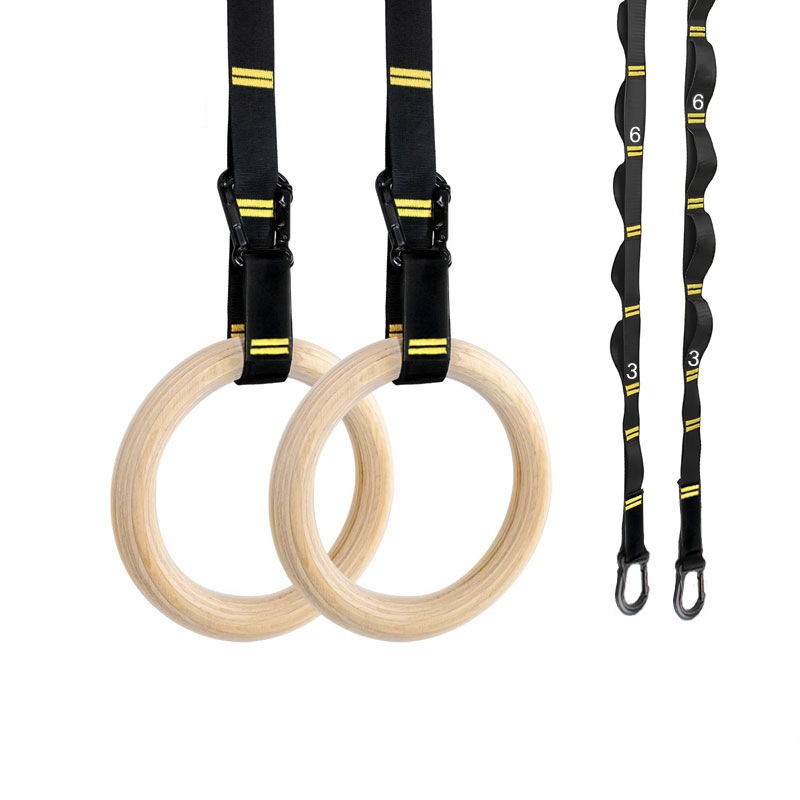 Home Gym Hyrox - 28mm 32mm Pull-up Gymnastics Rings Hanging