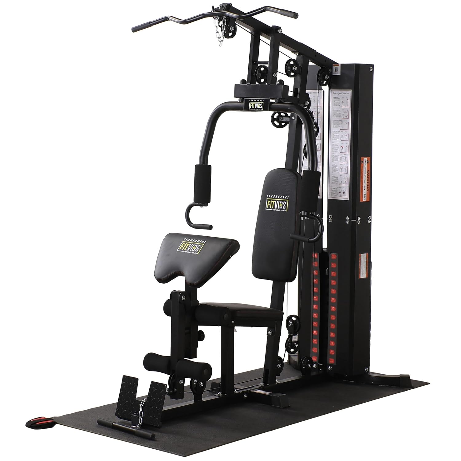 Home Gym Training Program - Multifunctional Steel Frame Home Gym Machine