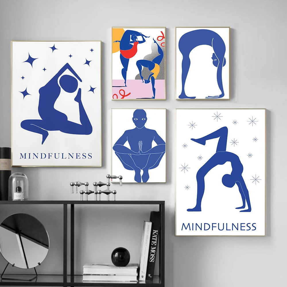 Home Gym Studio - Home Exercise Gym Yoga Pose Abstract