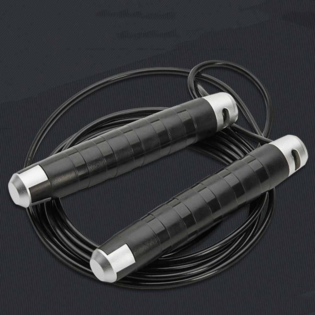 Black Steel Cable Jump Rope Be - đánh giá và giá Jump Rope Bearing
