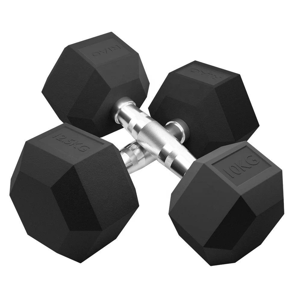 New Product Wholesale Rubber C - đánh giá và giá Hex Dumbbell Set