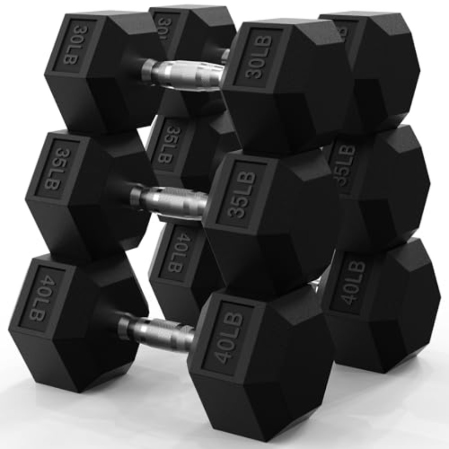 Hex Dumbbell Set 45-550 lb Rub - đánh giá và giá Hex Dumbbell Set