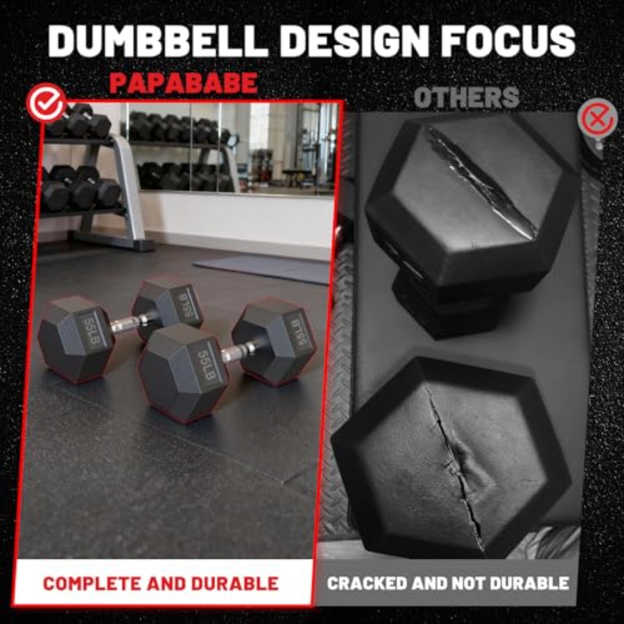 Hex Dumbbell Set 45-550 lb Rub - đánh giá và giá Hex Dumbbell Set