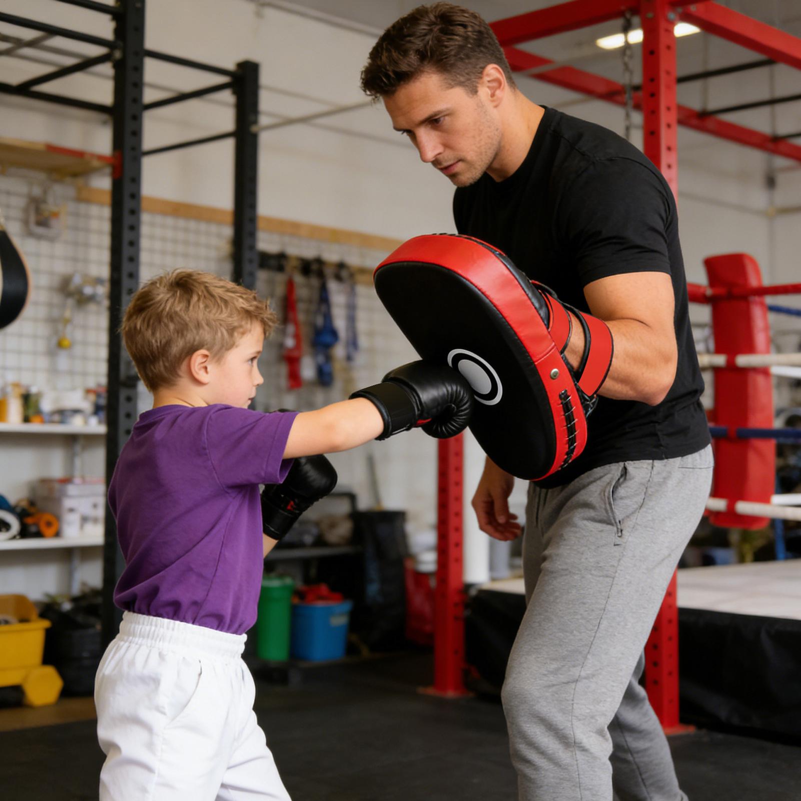 PU Leather Boxing Pads Curved  - đánh giá và giá Home Gym Gym Equipment