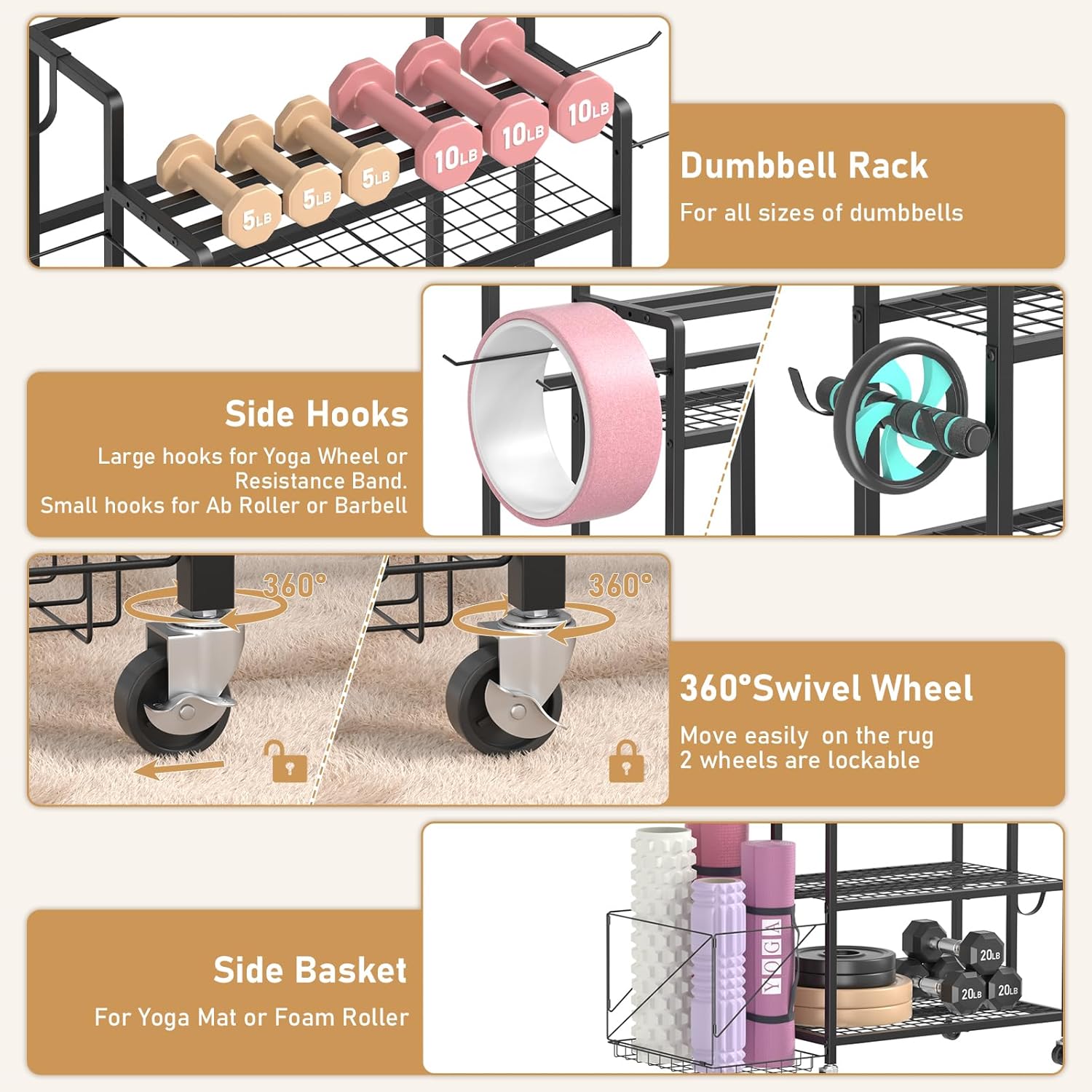 Home Gym Storage, No Material  - đánh giá và giá Home Gym Training