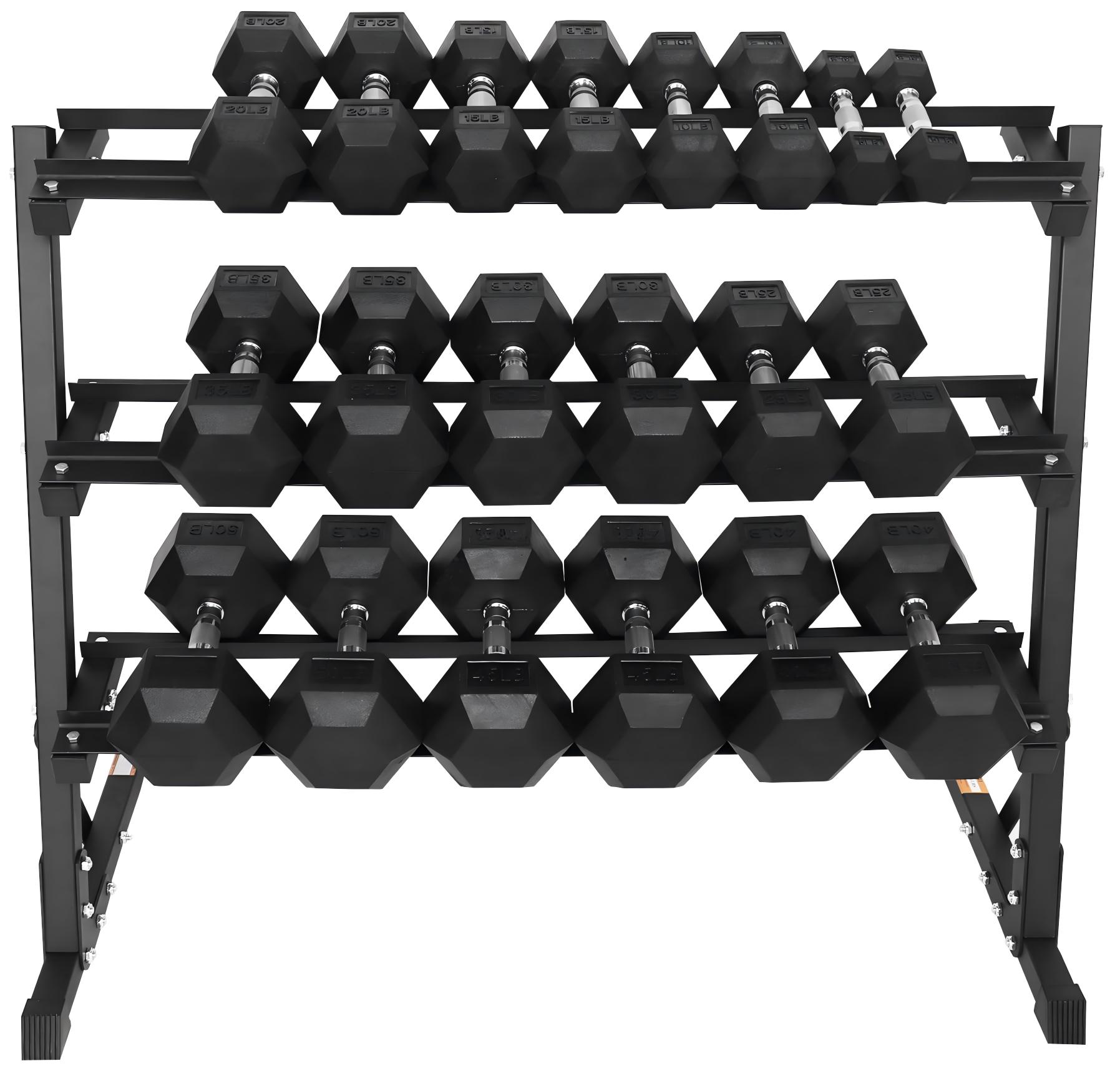 Premium Rubber Coated Hex Dumb - đánh giá và giá Hex Dumbbell Set
