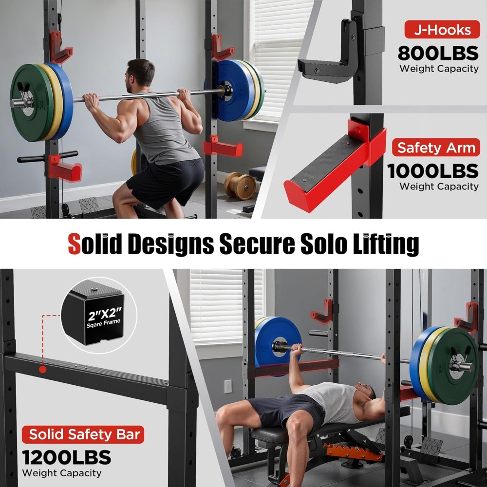 Multi-Functional Power Cage Sq - đánh giá và giá Home Gym Lat Pulldown