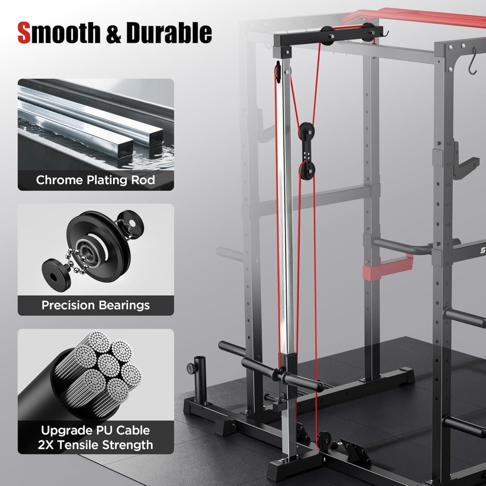 Multi-Functional Power Cage Sq - đánh giá và giá Home Gym Lat Pulldown