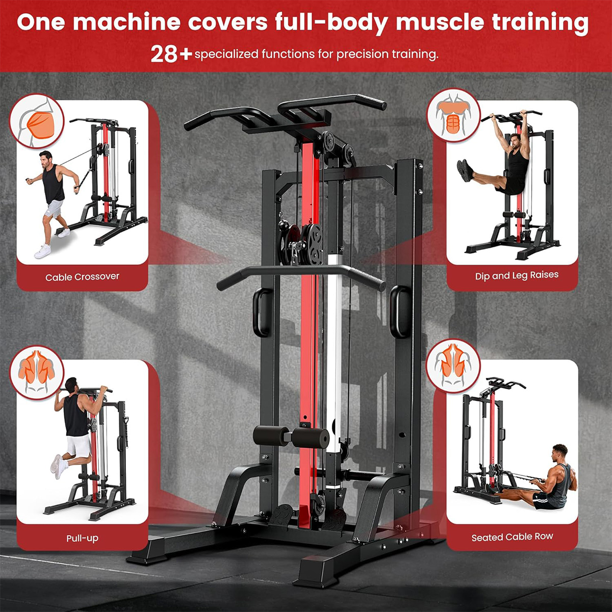 Pooboo Home Gym Machine - High - đánh giá và giá Home Gym All In One