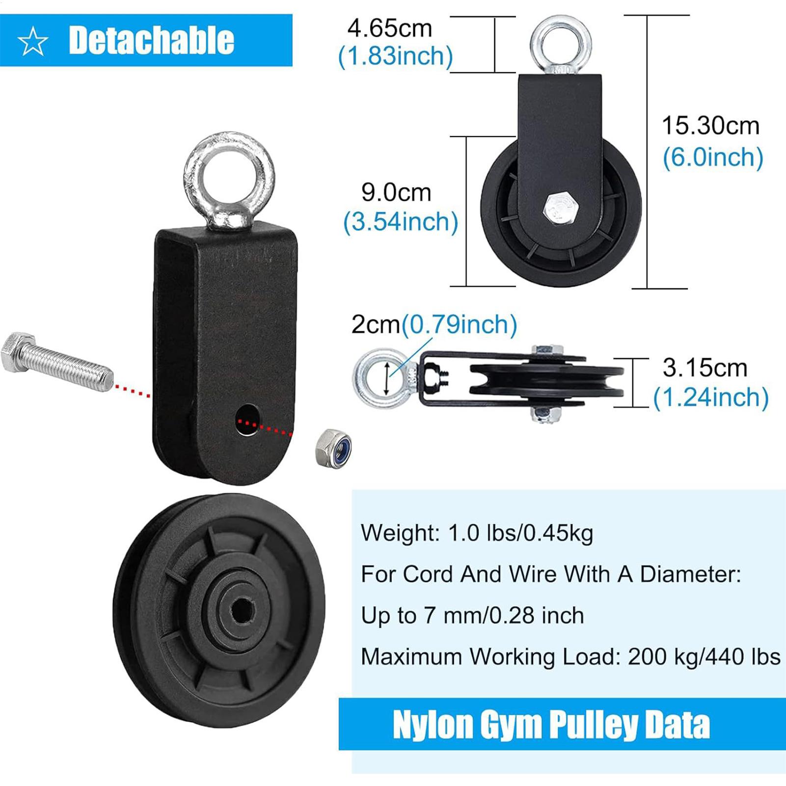 Gym Pulley Wheel Heavy Duty St - đánh giá và giá Home Gym Cable Pulley System