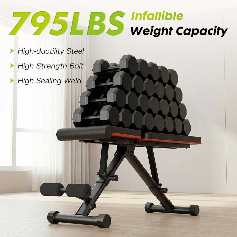 Adjustable Weight Bench for Fu - đánh giá và giá Home Gym Foldable