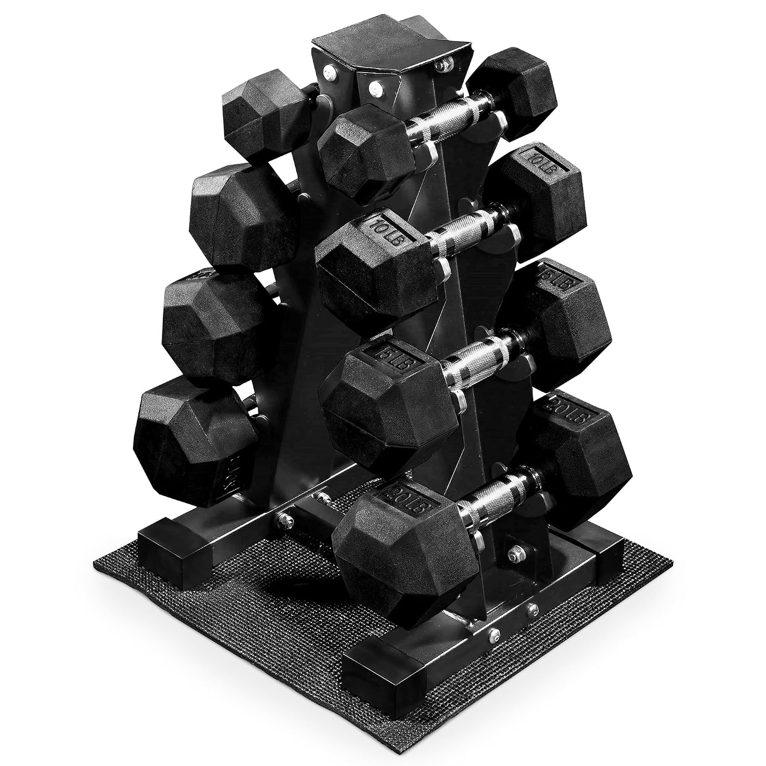 Rubber Coated Hex Dumbbell Wei - đánh giá và giá Hex Dumbbell Set