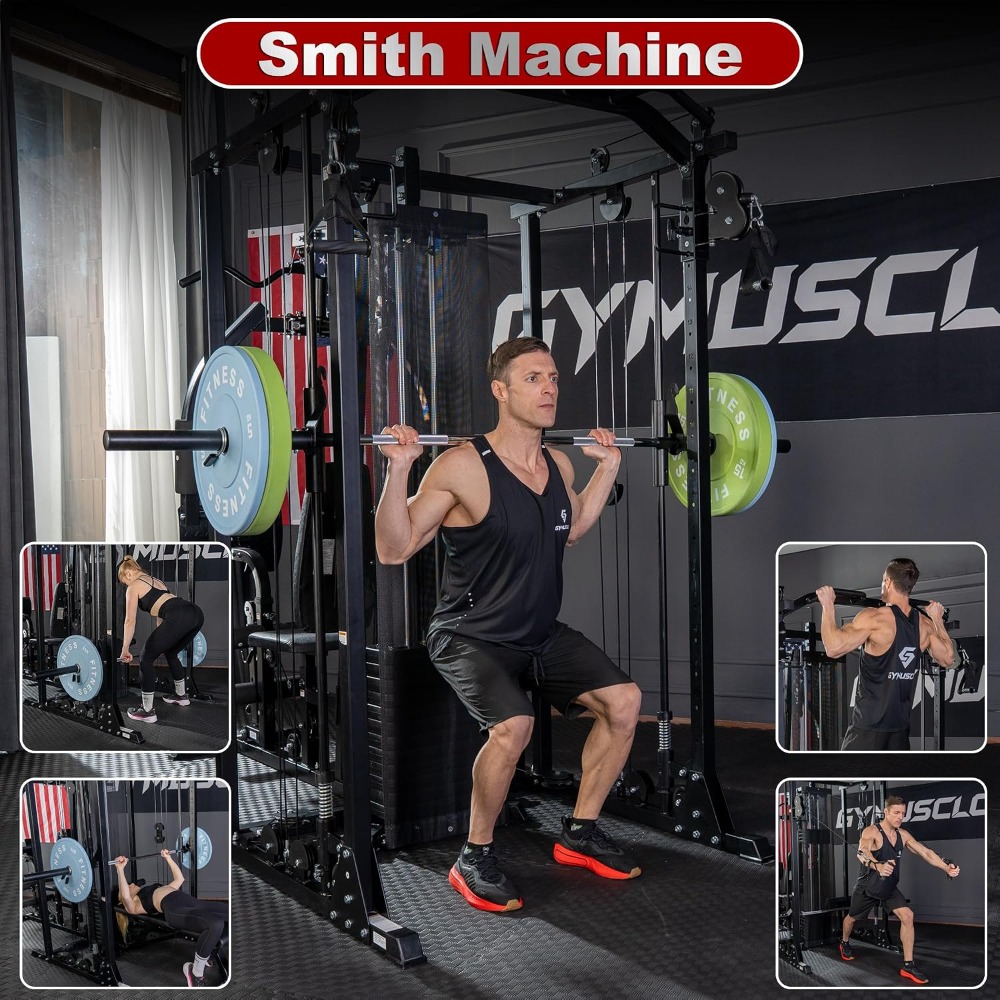Multi-Functional Home Gym Smit - đánh giá và giá Home Gym Cable Machine With Weight Stack
