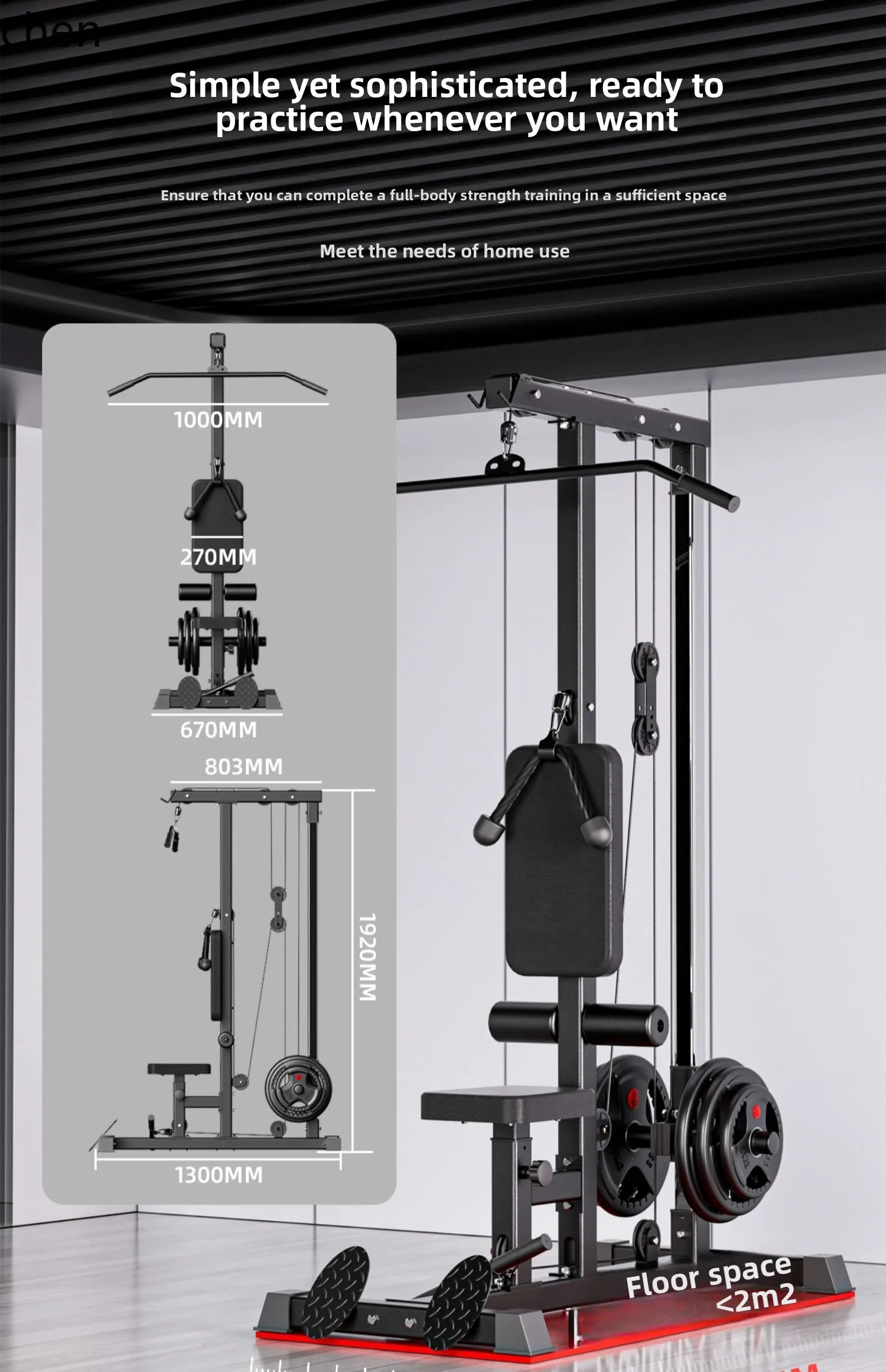 YY- Pull Down Trainer Home Sin - đánh giá và giá Home Gym All In One