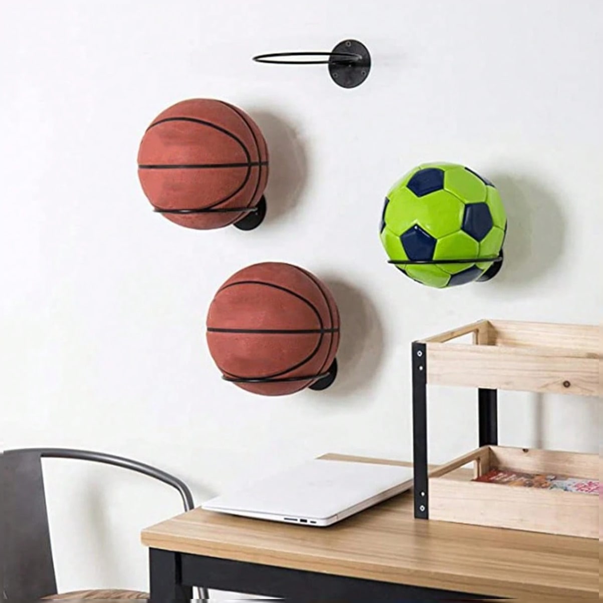 Space Saving Wall Mounted Bask - đánh giá và giá Home Gym Installation