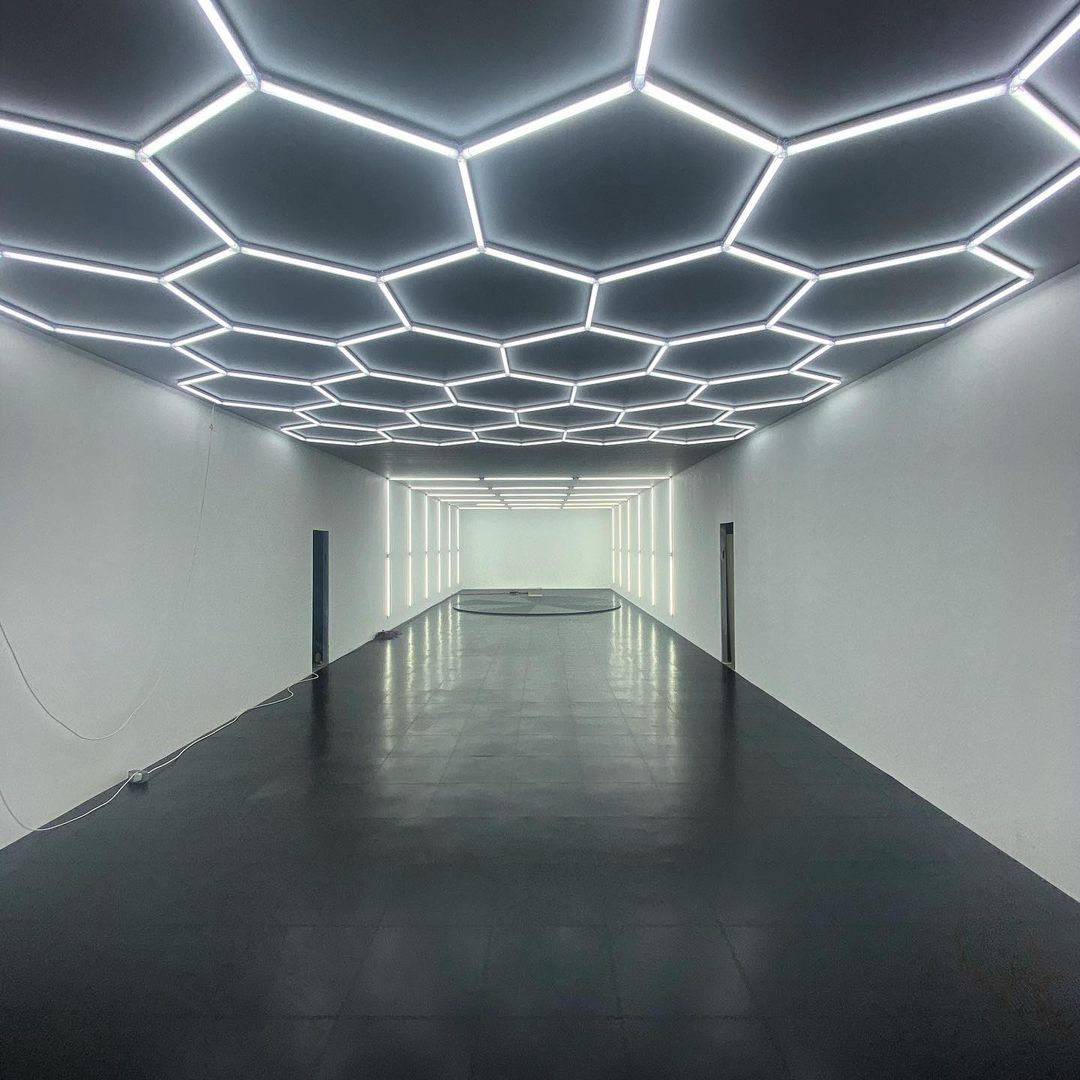 Hot Sell Hexagonal LED Light U - đánh giá và giá Home Gym Installation