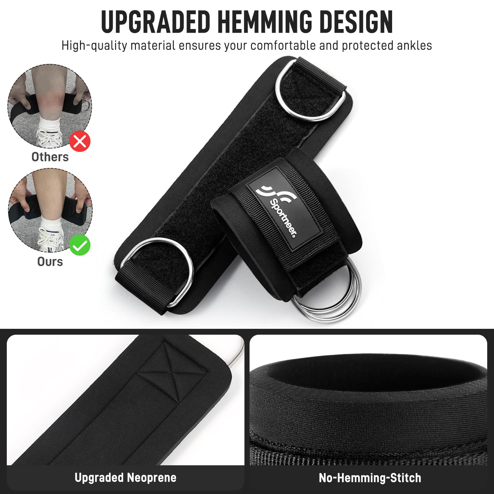Sportneer Adjustable Ankle Str - đánh giá và giá Home Gym All In One
