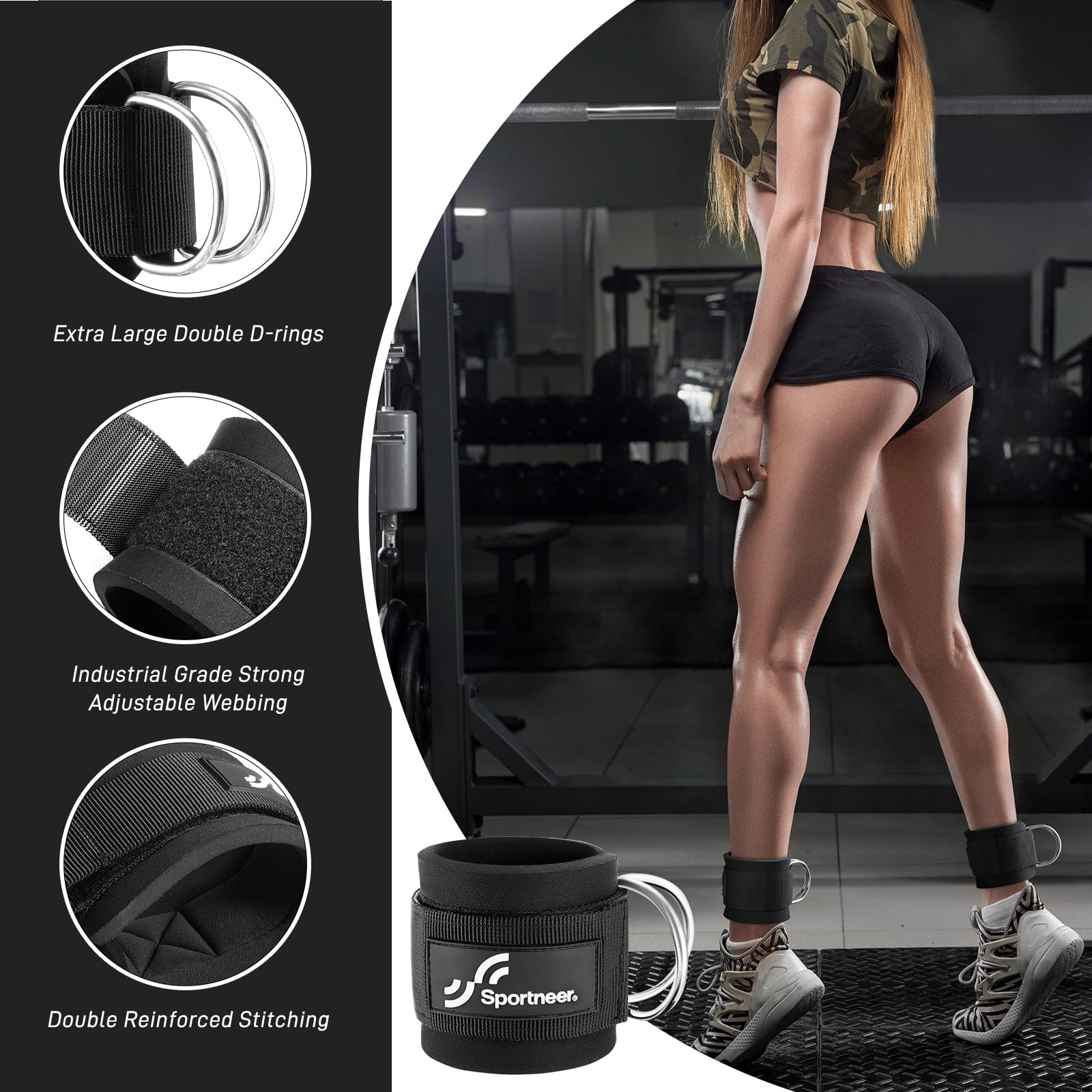 Sportneer Adjustable Ankle Str - đánh giá và giá Home Gym All In One
