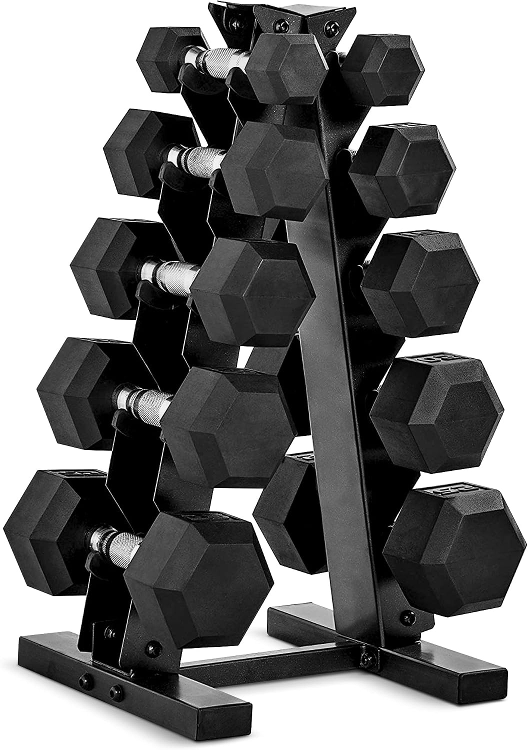Rubber Coated Hex Dumbbell Set - đánh giá và giá Hex Dumbbell Set