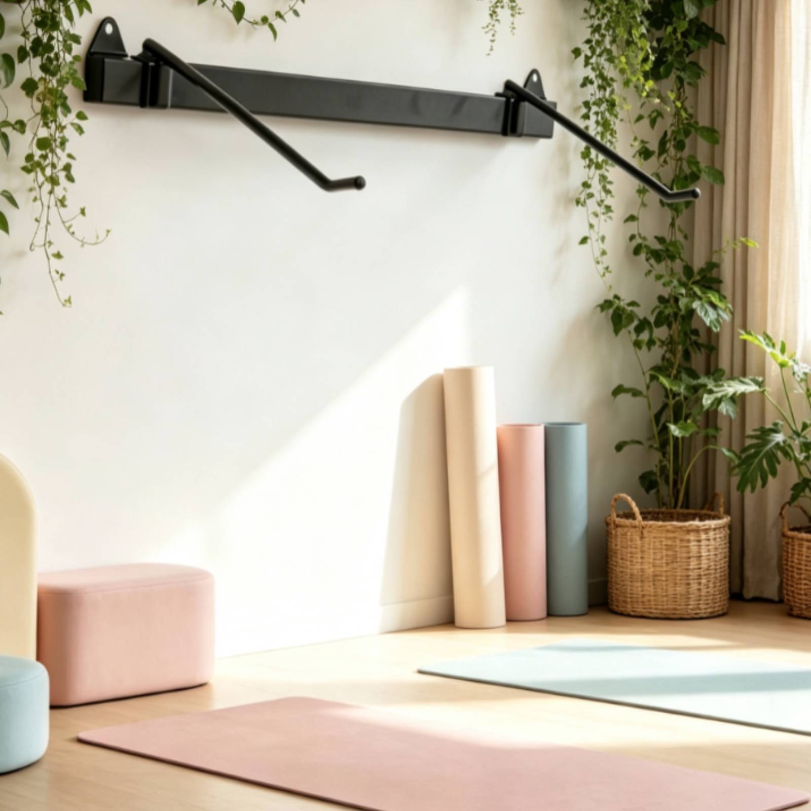 Exercise Mat Storage Rack Meta - đánh giá và giá Home Gym Installation