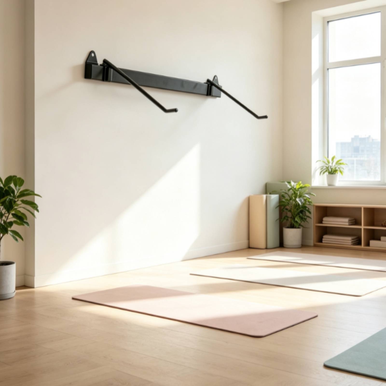 Exercise Mat Storage Rack Meta - đánh giá và giá Home Gym Installation