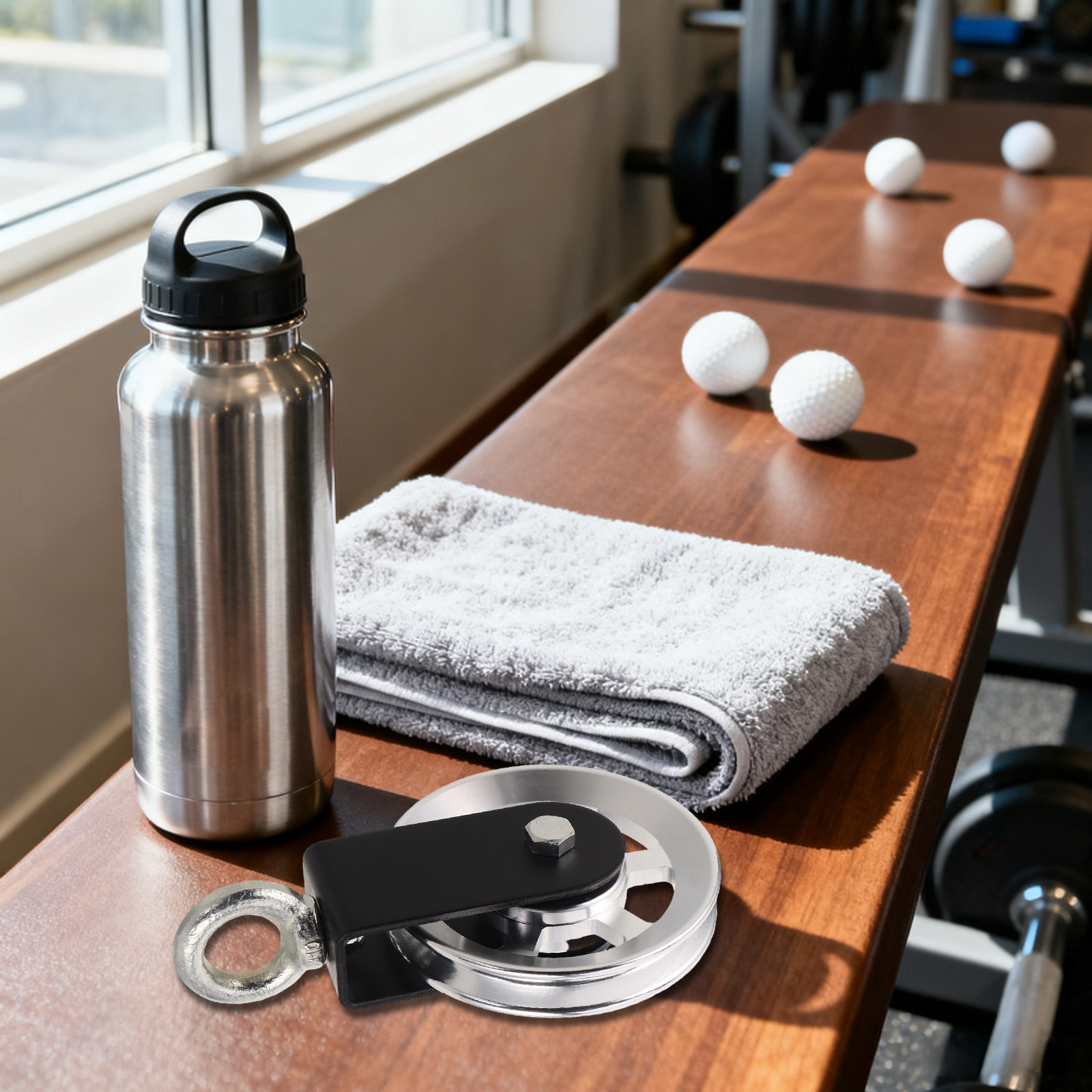 Aluminum Alloy Cable Pulley Wh - đánh giá và giá Home Gym Cable Pulley System