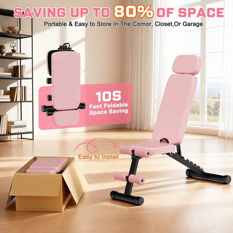 9 Position Adjustable Weight B - đánh giá và giá Home Gym Foldable